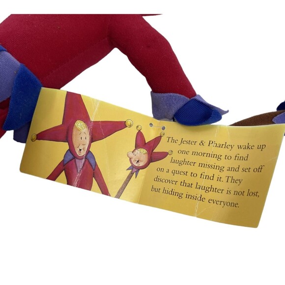 The Jester Has Lost His Jingle Plush Toy Stuffed Doll David Saltzman Kids play - Picture 11 of 14